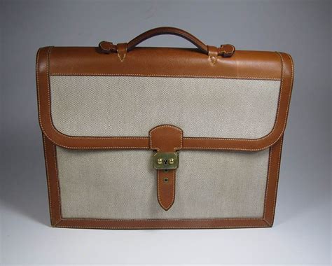 vintage hermes briefcase.